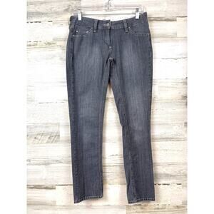 Isabel Marant Etoile Womens 4 Gray Denim Zip Ankle Designer Jeans Pants